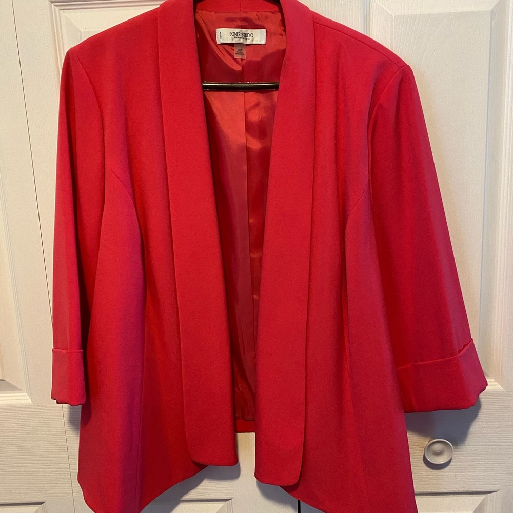 Hot pink swing jacket